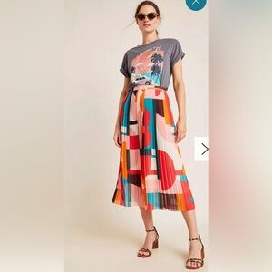 Maeve Aurelia A-line Midi Skirt 18W